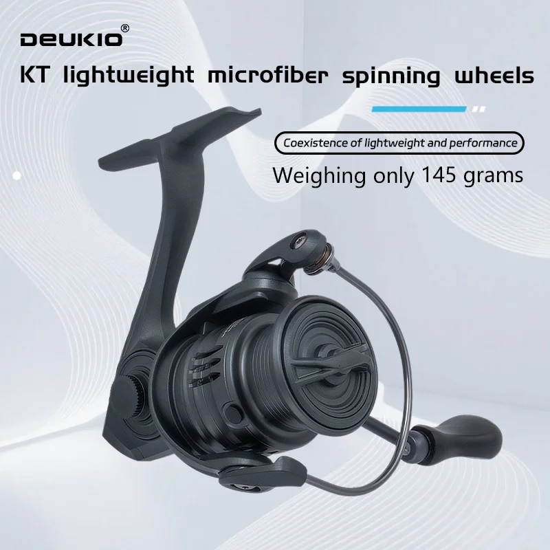 Abu Garcia Reel Max - DEUKIO รอกตกปลาแบบสปินนิ่งน้ำหนักเบา อัตราทดเกียร์ 5.2:1 รอกตกปลาแบบสปินนิ่งทรงพลังสำหรับน้ำจืดและน้ำเค็ม