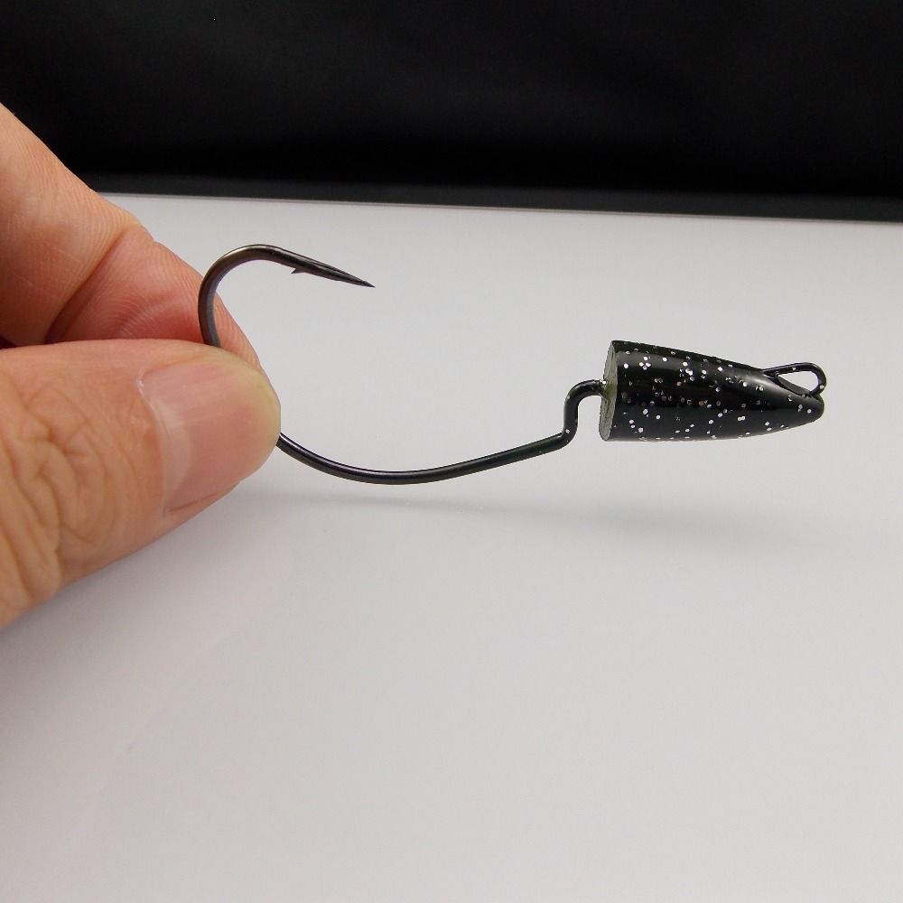 Esfishing ตะขอตะขอเหล็กความแข็ - Fishing Hook Offset บทวิจารณ์และราคา